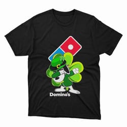 snoopy dabbing and dominos pizza st patricks day shirt, ladies tee