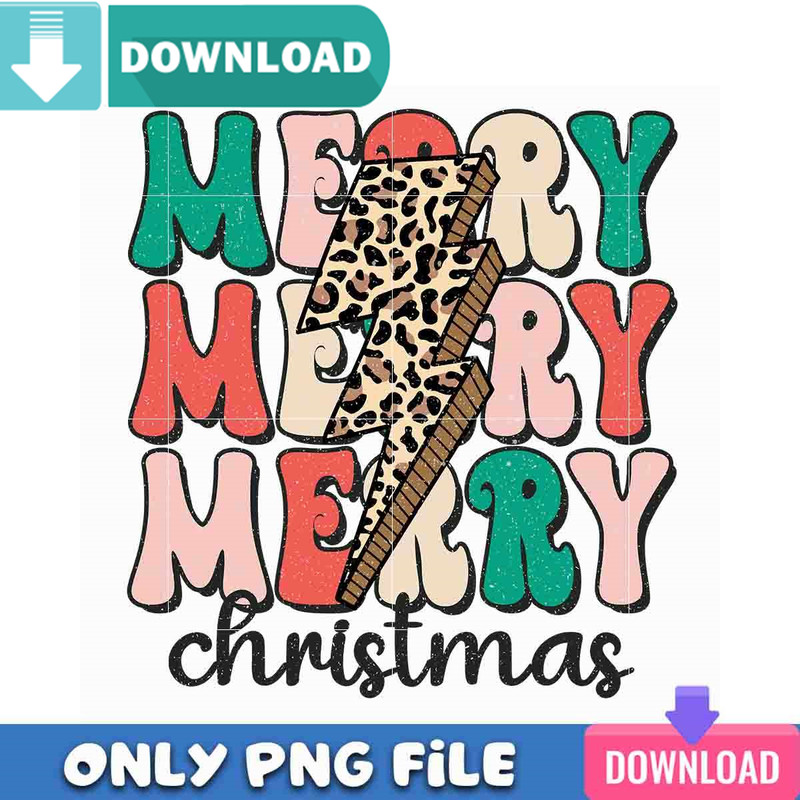 Merry Merry Lightning Christmas Png Best Files Design.jpg