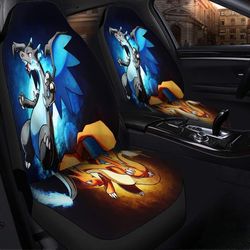 mega charizard pokemon x vs y car seat covers