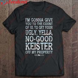 home alone off my property t-shirt, plus size ladies christmas tops wear love, share beauty