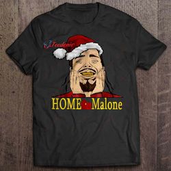 home malone post malone christmas sweater shirt, plus size womens xmas tops wear love, share beauty