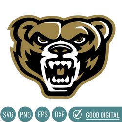 Oakland Golden Grizzlies Svg, Football Team Svg, Basketball, Collage, Game Day, Football, Instant Download