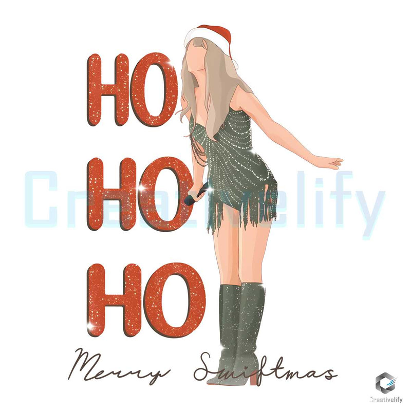 Cute Ho Ho Ho Swiftmas PNG Merry Xmas File Sublimation.jpg