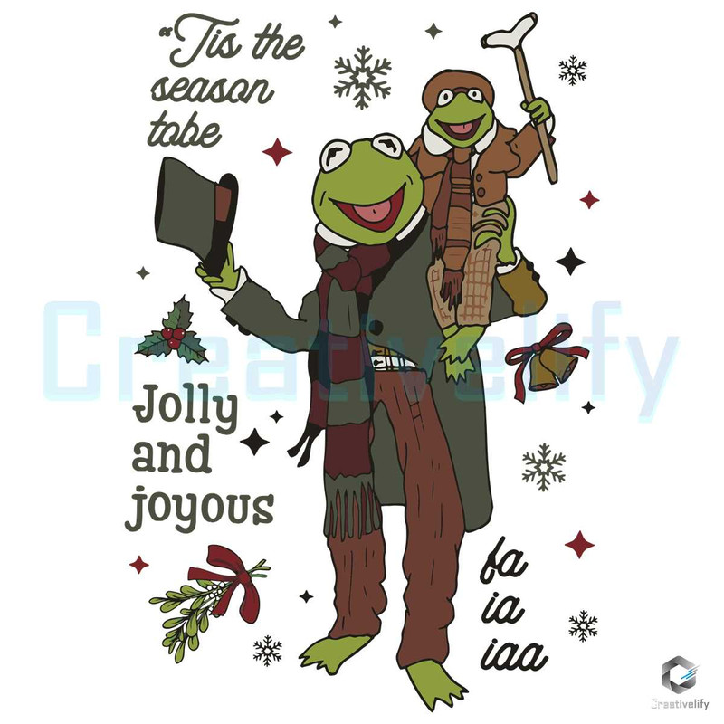 Free Muppet Christmas SVG Tis The Season Cutting File.jpg