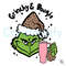 Grinchy And Bougie SVG Retro Christmas Movie Cutting File.jpg