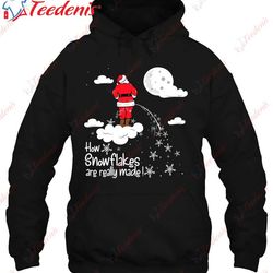 how snowflakes are really made inappropriate christmas shirt, plus size christmas t shirts ladies wear love, share beau