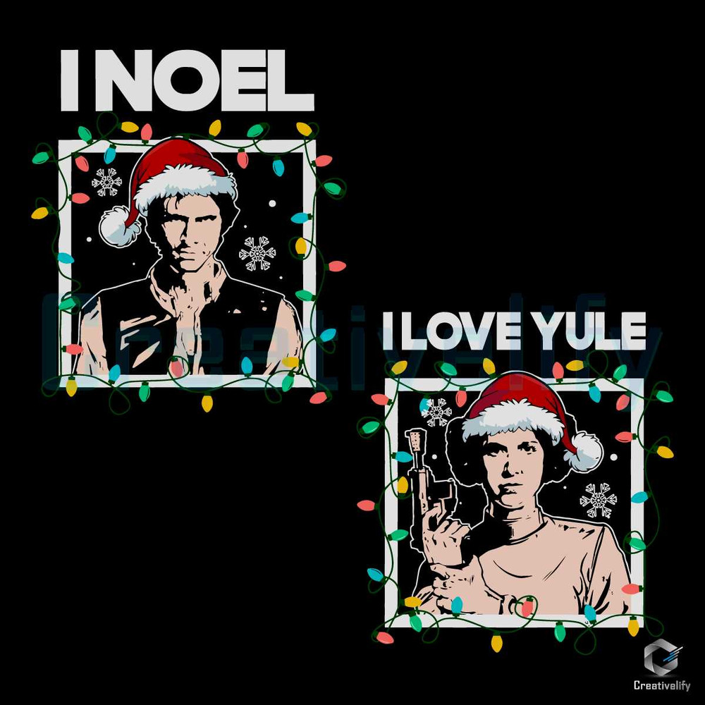I Love Yule SVG Star Wars Christmas Cutting Digital File.jpg