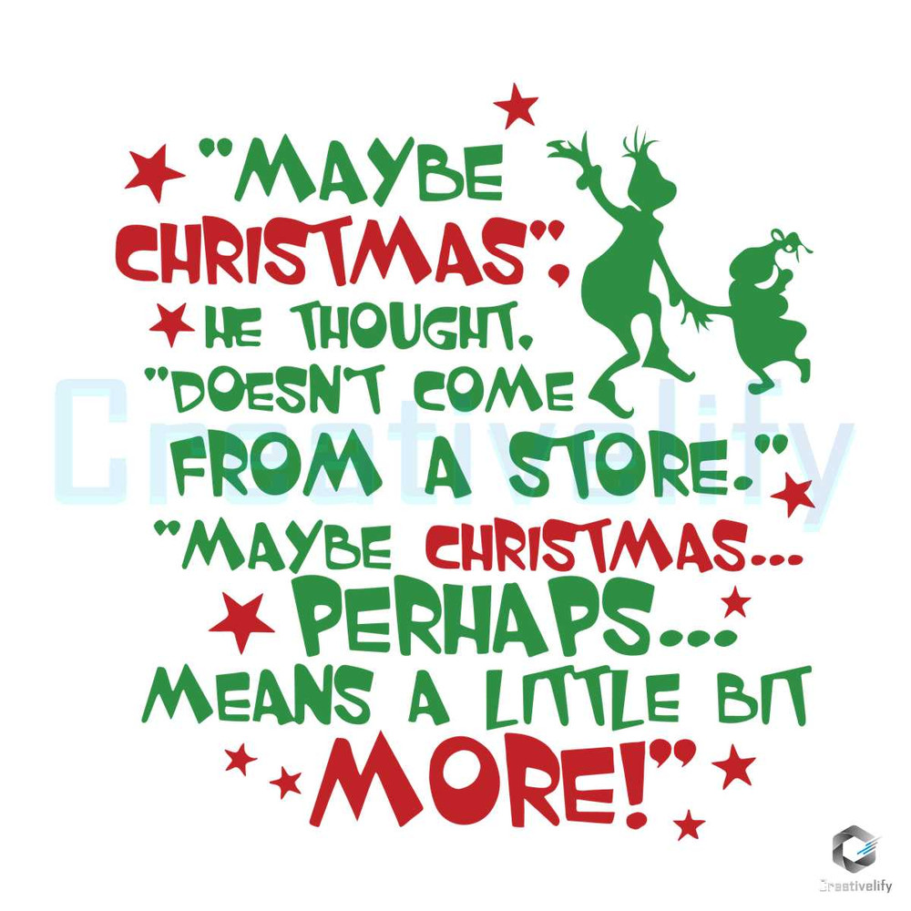 Maybe Christmas SVG Doesnt Come From A Store File.jpg