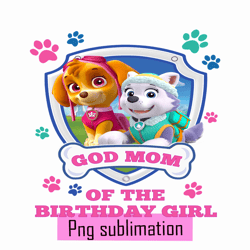 god mom of the birthday girl png