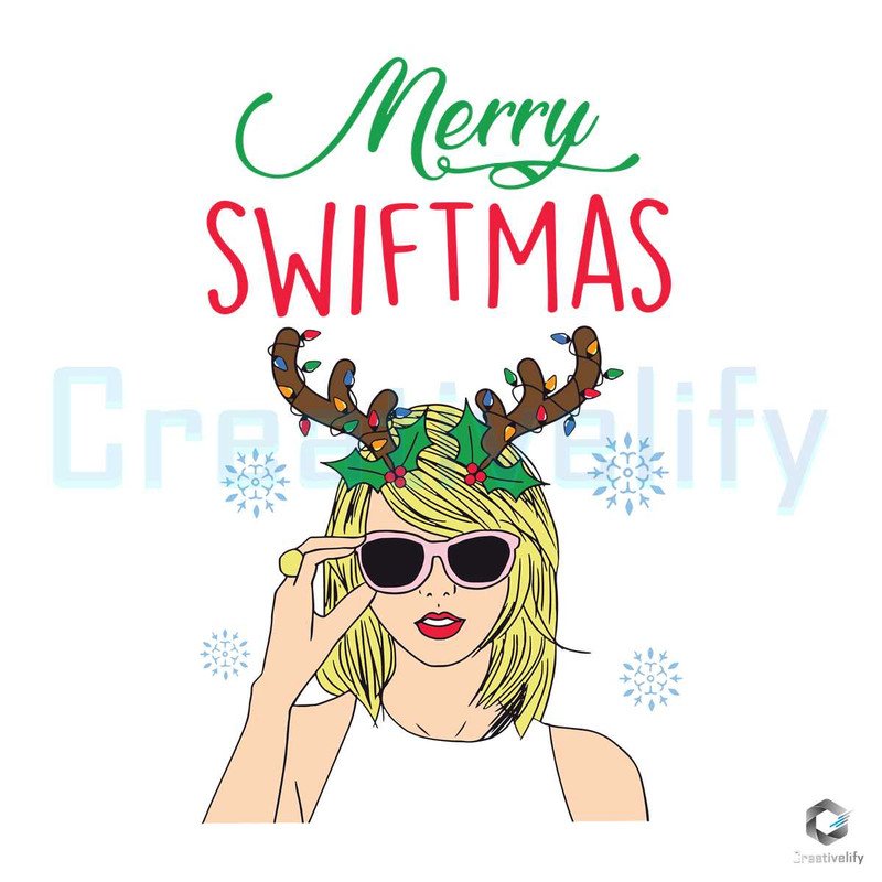 Merry Swiftmas SVG Taylor The Eras Tour File For Cricut.jpg