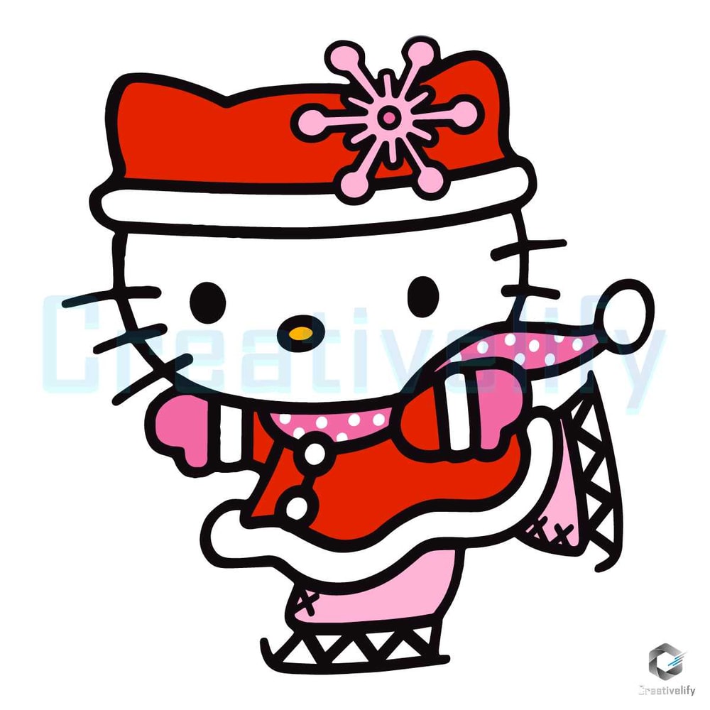 Santa Hello Kitty Xmas SVG Christmas Vibe File For Cricut.jpg