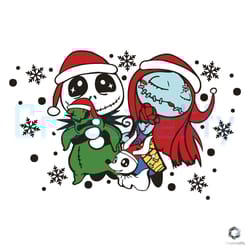 santa sally jack design svg nightmare before christmas file
