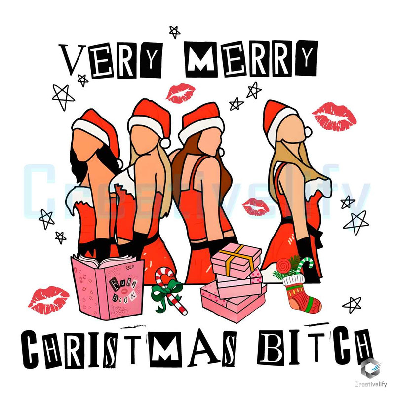 Verry Merry Christmas PNG Bitch Mean Girls File Download.jpg