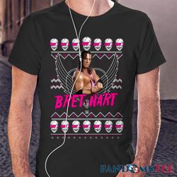 wwe bret hart ugly christmas sweatshirt