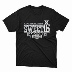 xavier university mens basketball 2023 sweet 16 shirt, hoodie