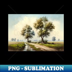 Oil Landscape claude Monet - Nature - Artistic Sublimation Digital File - Unleash Your Creativity