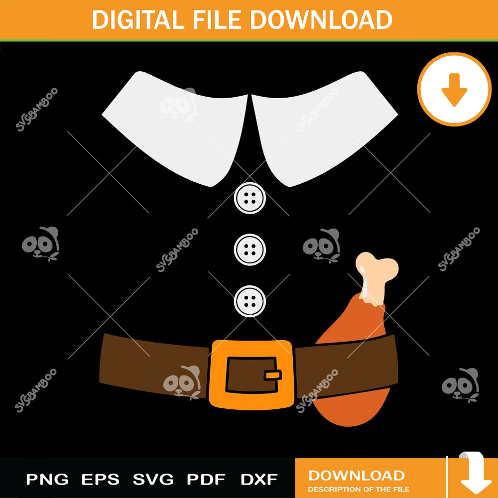 Thanksgiving Pilgrim Costume SVG PNG.jpg