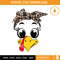 Turkey Face Leopard Print SVG PNG.jpg