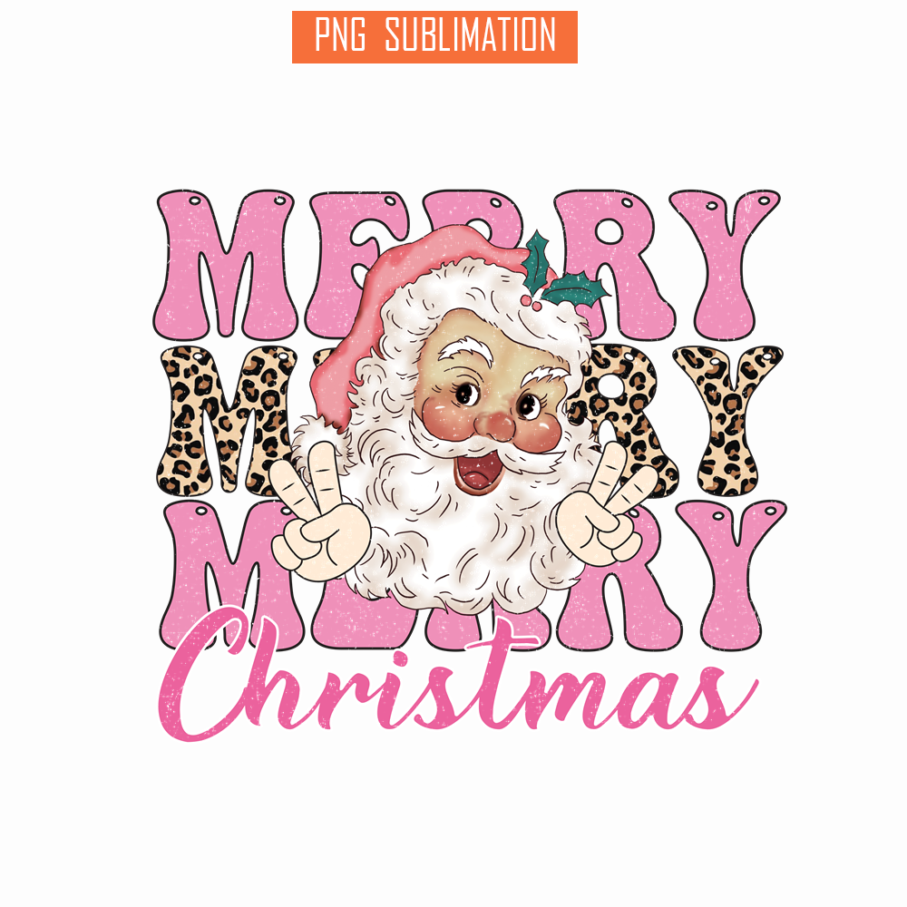 CRM08112340-Merry christmas santa pink png.png