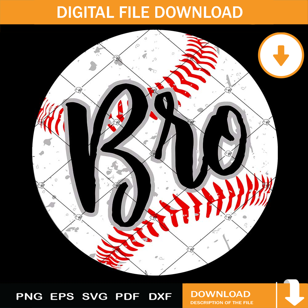 Baseball Brother Svg, Distressed Grunge Svg.jpg