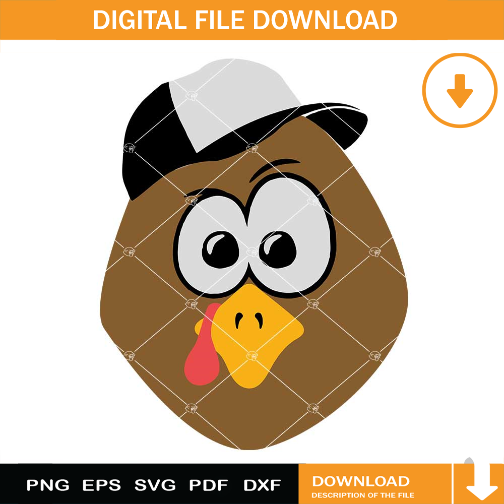 Cute Boy Turkey Svg, Boy Thanksgiving Svg, Cool Turkey Svg.jpg