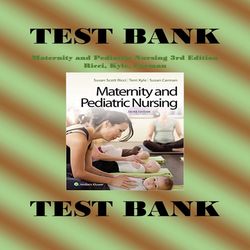 Maternity and Pediatric Nursing 3rd Edition Ricci, Kyle, Carman Test Bank