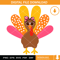 Turkey with Bow Svg, Girl Turkey Svg, Thanksgiving Turkey.jpg