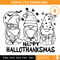 Happy Hallothanksmas SVG, Thanksgiving Gnome SVG, Halloween Thankgiving Christmas SVG.jpg