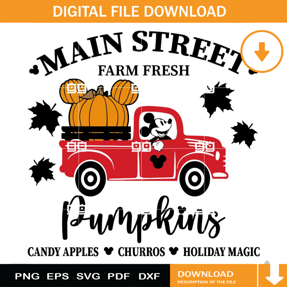 Main Street Farm Fresh Pumpkin SVG, Candy Apples SVG, Holiday Magic SVG.jpg