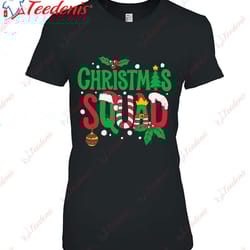 christmas squad santa elf family matching pajamas boys girls shirt, plus size ladies christmas sweaters wear love, shar