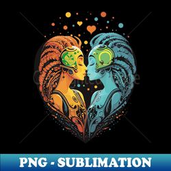 Alien love - Special Edition Sublimation PNG File - Instantly Transform Your Sublimation Projects