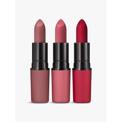 Mac 3Piece Lipstick Set Ruby woo Lipstick & Mehr Matte lipstick & Whirl Matte Lipstick