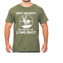 hunting gift for grandpa, deer hunting shirt for men, hoodie, best grandpa by a long shot, best buckin, hunting fathers