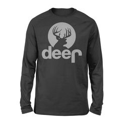 men women jeep deer hunting long sleeve &8211 upside down jeep deer gift shirt &8211 fsd795