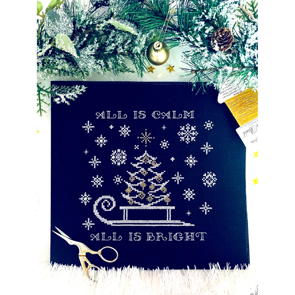 All Is Calm on Midnight Blue decorated 2.jpg