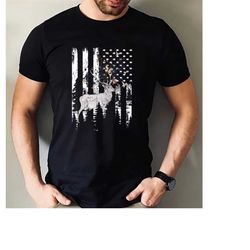 hunting american flag shirt american flag deer buck