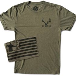 men&8217s american flag bowhunter patriotic hunting t-shirt