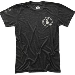 men&8217s american tradition deer hunting t-shirt (heather black)