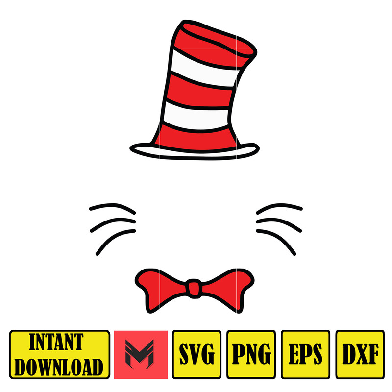 Dr Seuss Svg, Cat In The Hat SVG, Dr Seuss Hat SVG, Green Eggs And Ham Svg, Dr Seuss for Teachers Svg (170).jpg