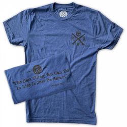 men&8217s just be smart hunting camp quote t shirt