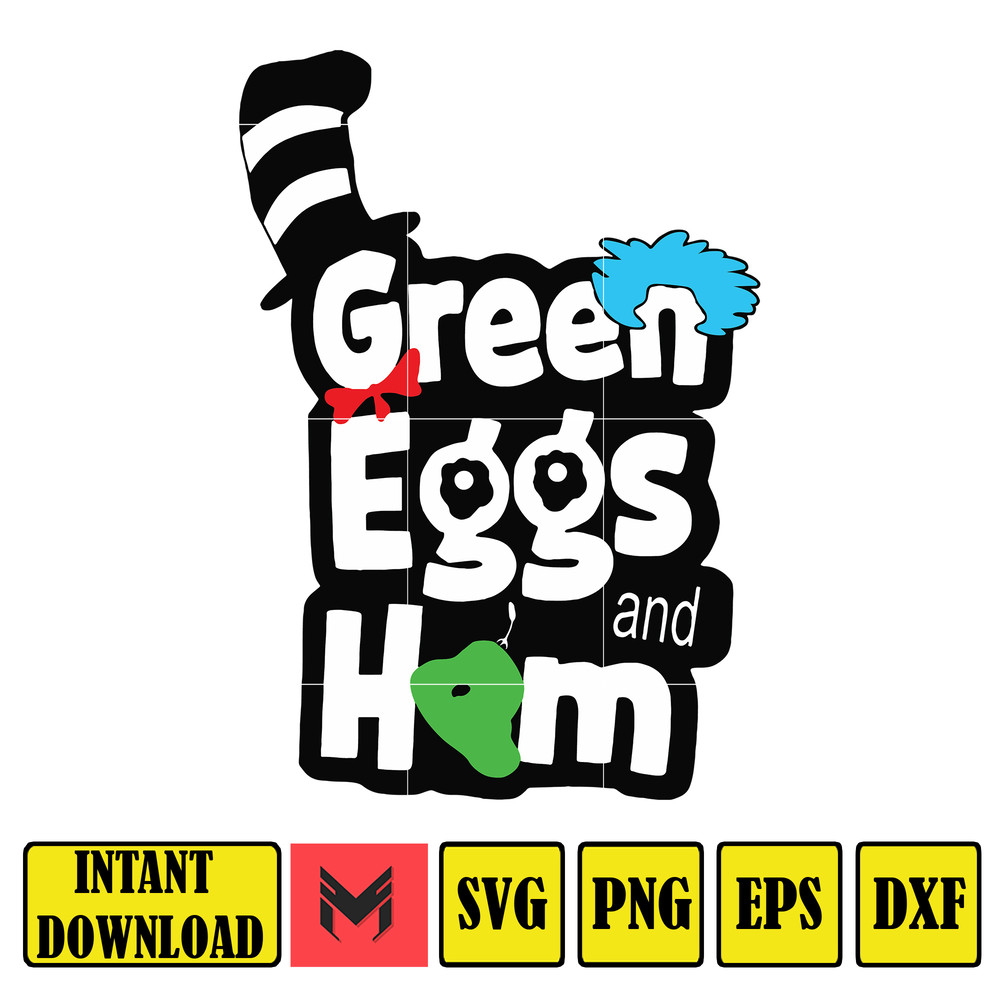 Dr Seuss Svg, Cat In The Hat SVG, Dr Seuss Hat SVG, Green Eggs And Ham Svg, Dr Seuss for Teachers Svg (182).jpg