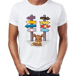 men&8217s t shirt pokemon eevee which way to go awesome artwork printed tee