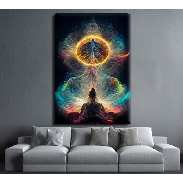 Meditation Canvas Print Wall Painting , Wall Art Canvas, Can | Inspire ...