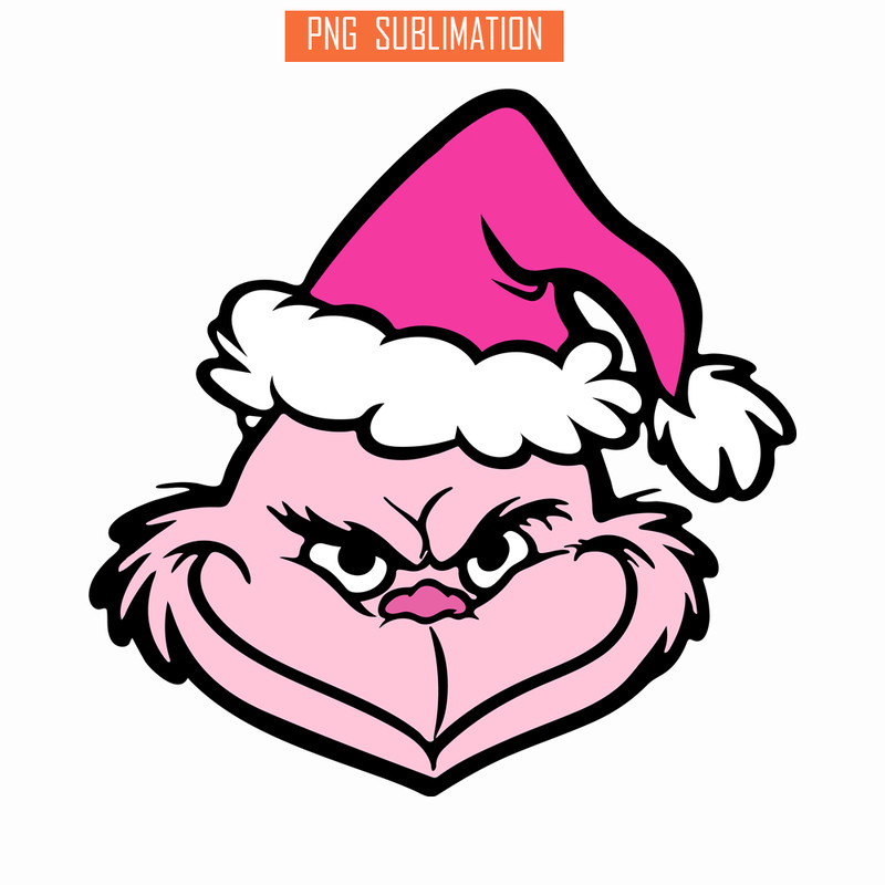 CRM13112350-Pink Grinch SVG PNG DXF EPS JPG, Grinch In Pink SVG, Pink Christmas SVG.png