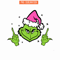 CRM13112386-Grinch Middle Finger PNG, Funny Grinchy PNG, Sassy Grinch Christmas PNG.png