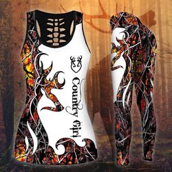 limited time only &8211 combo hunting girl tank top leggings hd01691