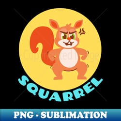 squarrel squirrel pun - retro png sublimation digital download - revolutionize your designs