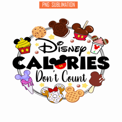disney calories don't count png