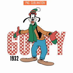 goffy retro christmas svg png dxf eps jpg