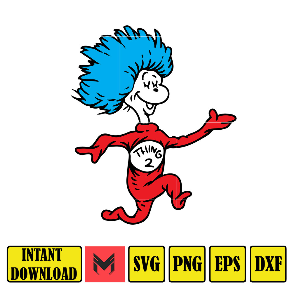 Dr Seuss Svg, Cat In The Hat SVG, Dr Seuss Hat SVG, Green Eggs And Ham Svg, Dr Seuss for Teachers Svg, Cricut, Thing Svg (26).jpg